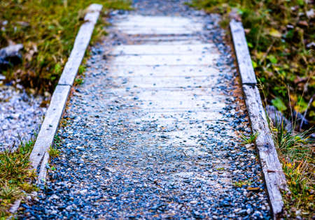 close up of an old bridgeの写真素材