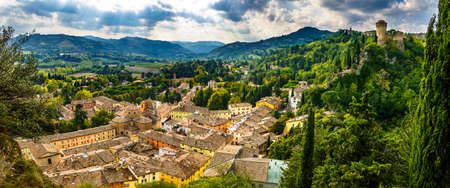 old town of Brisighella in italy - photo