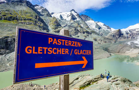 landscape at the Grossglockner mountain in austria - photo - translation: Glacierの写真素材