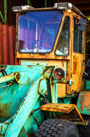excavator at a construction site - photo