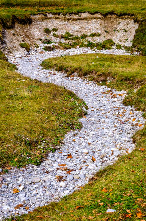 small river at the european alps - photoの写真素材