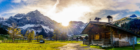 famous Eng Alm in Austria - photoの写真素材
