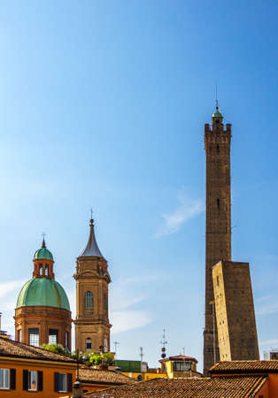 famous old town of Bologna in italy - photoの写真素材