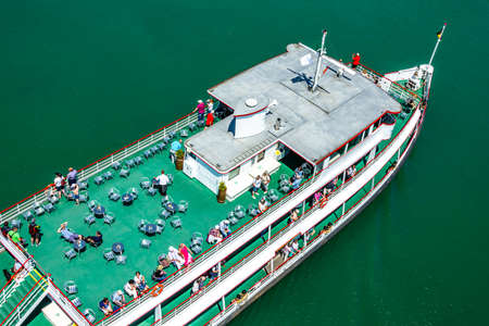 part of a modern passenger ship - photo