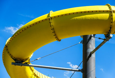 slide at a playground - photoの写真素材