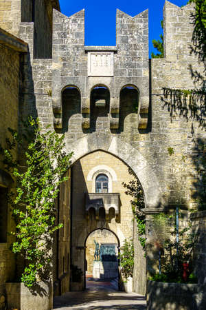 famous old town of San Marinoの写真素材