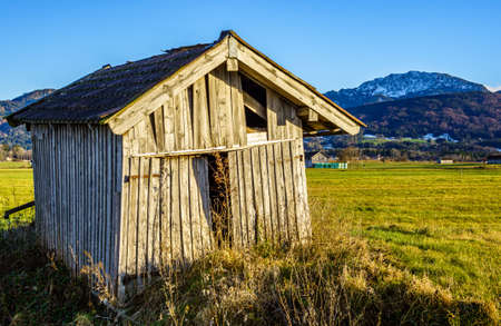 landscape near benediktbeuern in bavaria - germanyの写真素材