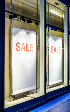 sale sign at a shop - photoの写真素材