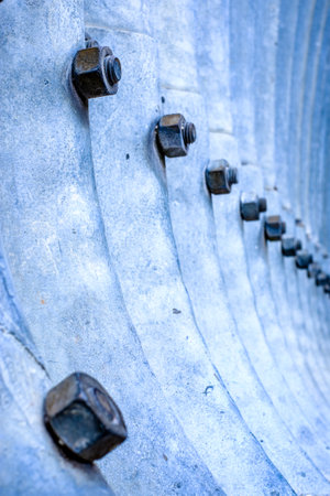 old screw - close up photoの写真素材