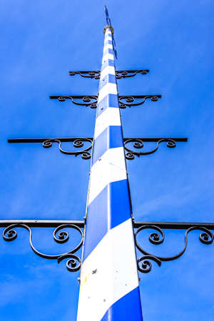 typical old bavarian maypole - photo