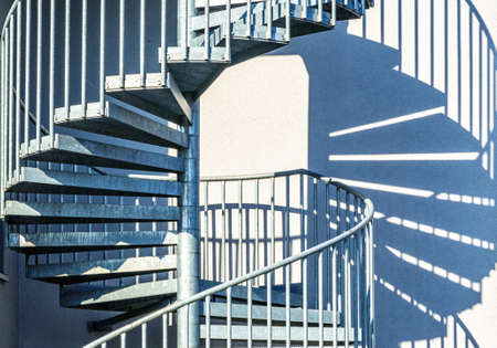 spiral staircase at a building - photoの写真素材