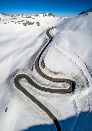 landscape at the Grossglockner Mountain in Austria