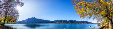 landscape at the Tegernsee Lake - bavaria - germany