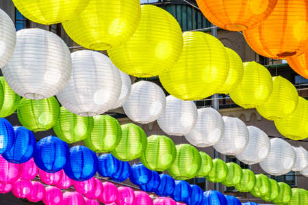 group of new lampions - photoの写真素材