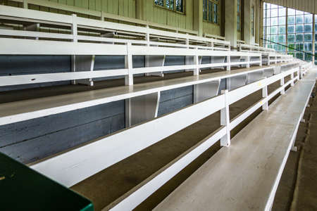 old tribune at a racecourse - photo