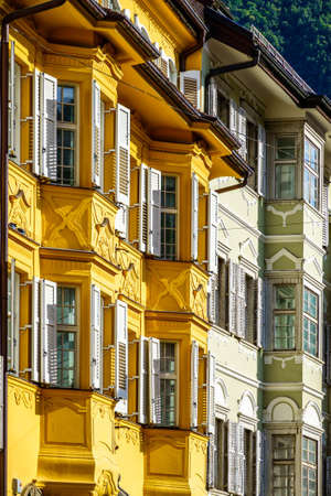 old town of Bolzano in italy - photoの写真素材