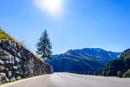 landscape at the grossglockner mountain - austria