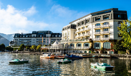 Zell am See in Austria - photoのeditorial素材