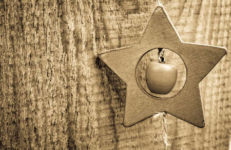 christmas decoration at a tree - photoの写真素材