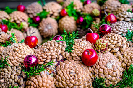 christmas decoration at a tree - photoの写真素材