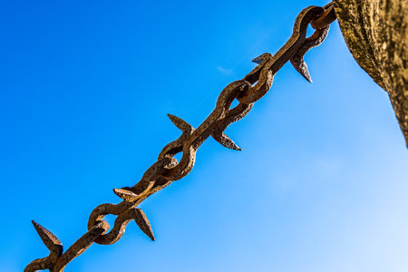 cold chains - close up - photo