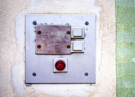 old bell button - photo - closeupの写真素材