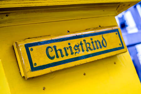 letterbox for the christmas wishlist in germany: translation: Santa