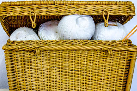 colorful wool - close up - photoの写真素材