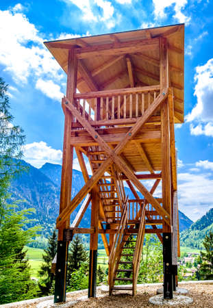 nice wooden lookout tower - photo