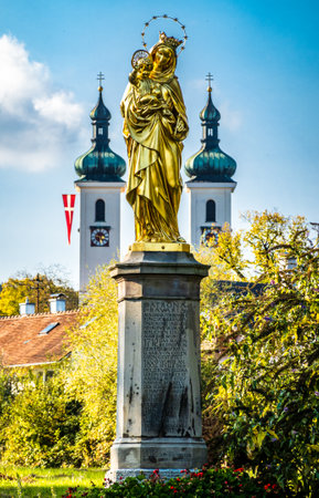 old town of Tutzing - bavaria - germanyのeditorial素材