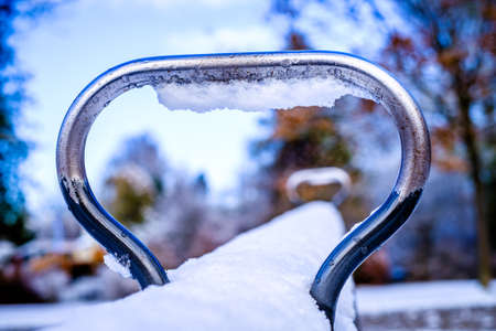 old teeter-totter at a playground - photoの写真素材