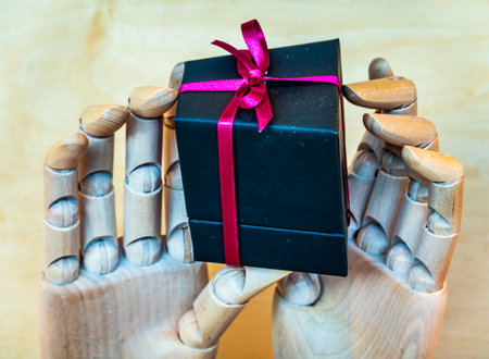 nice gift box - close up - photoの写真素材