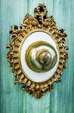 old bell button - photo - closeup