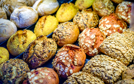 typical german bread - close up - photoの写真素材