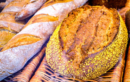typical german bread - close up - photo