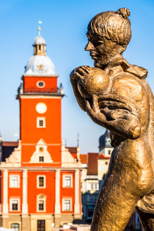 Gotha, Germany - March 22: famous historic buildings at the old town of Gotha on March 22, 2022のeditorial素材