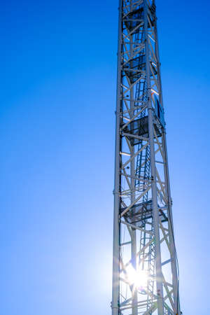 modern crane at a construction site - photoの写真素材