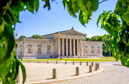 famous glyptothek in munich - bavariaのeditorial素材