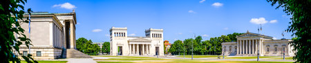 famous glyptothek in munich - bavariaのeditorial素材