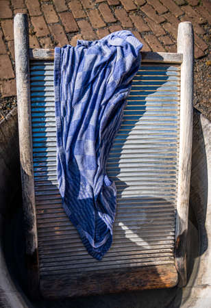 vintage tools for washing clothes - photoの写真素材