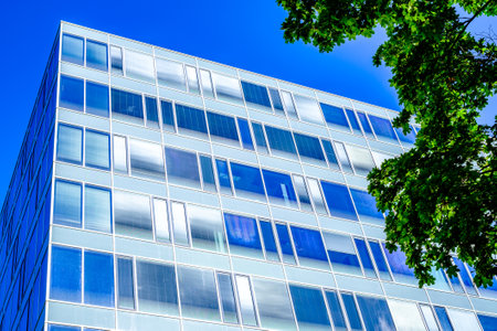 typical modern office building - photo