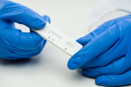 COVID-19 virus disease healthcare check,Coronavirus global pandemic outbreak crisis,Rapid Strep Test...