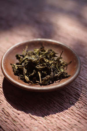 Traditional tea from the Dieng Plateau, processed by roasting on a stove with fire from firewood