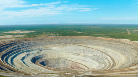 Diamond quarry