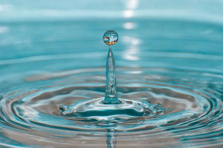 Water Drop in Detailの写真素材