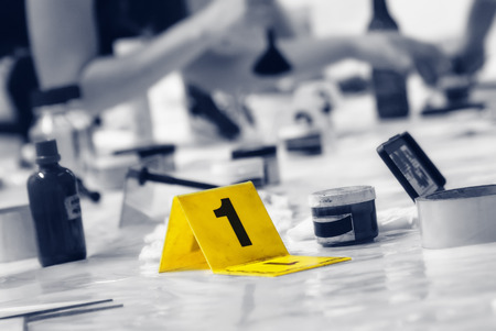 Marker of Crime Scene