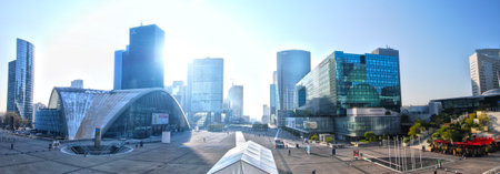 city scape of La Defense, Parisのeditorial素材