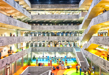 National Library of Technology Prague, Prague NTL, Interiorsのeditorial素材