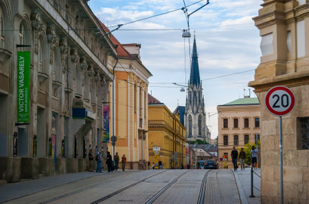 Cathedral of St. Wenceslas, Olomoucのeditorial素材