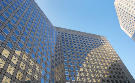Business Building at la Defense, Parisのeditorial素材